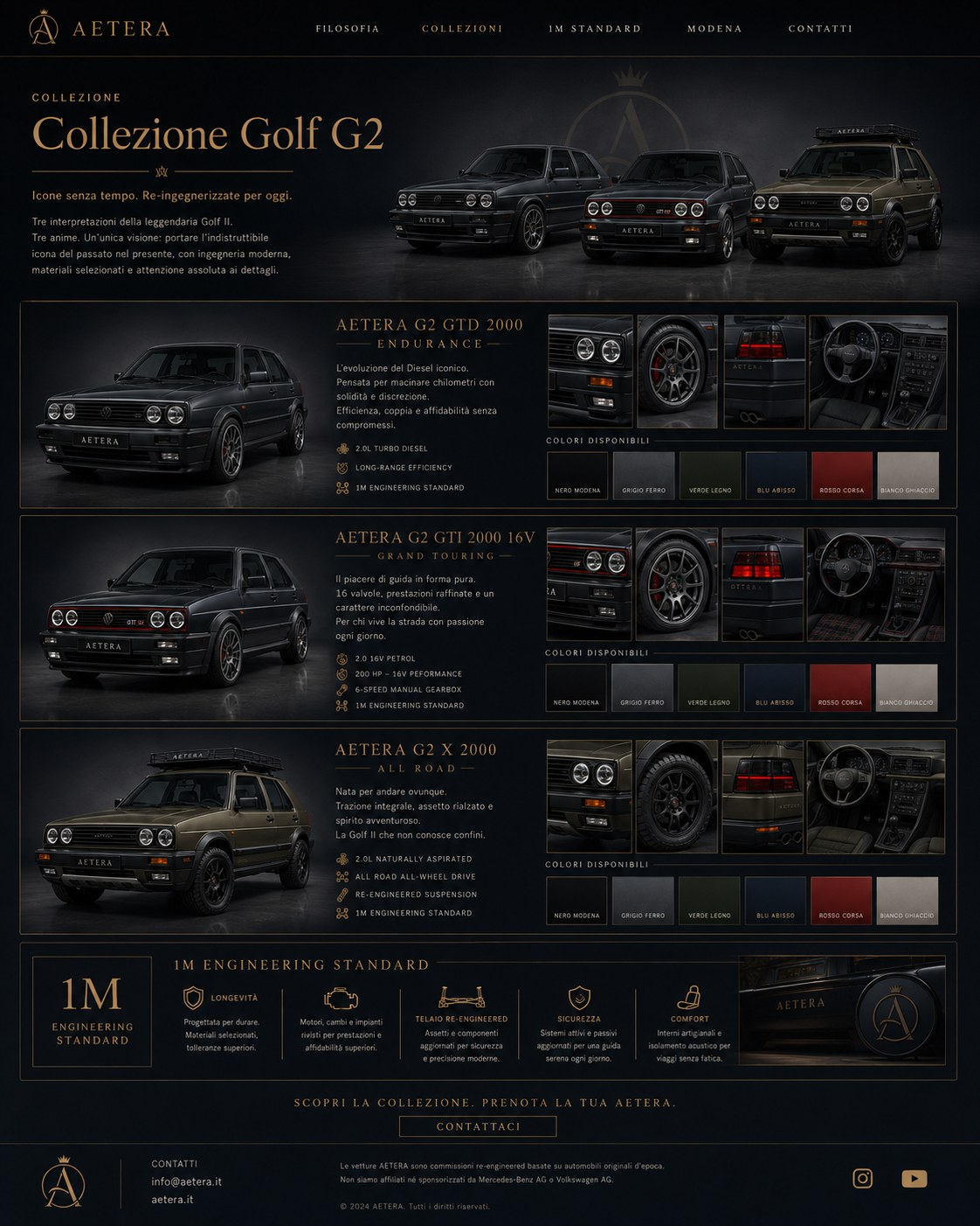 Panoramica Golf G2 Collection